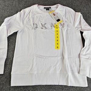 DKNY White Long Sleeve Womens Shirt